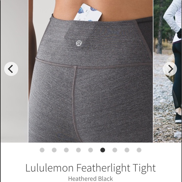 LULULEMON Featherlight 7/8 Tight size 6 - Picture 15 of 16